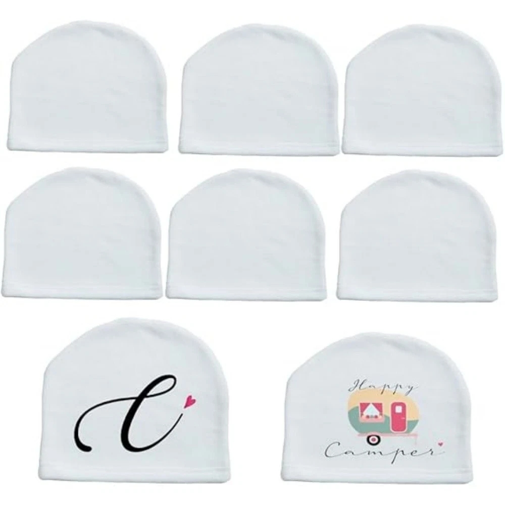 Hat Sublimation Blank - Paquet de 20 bonnets tricotés unisexe