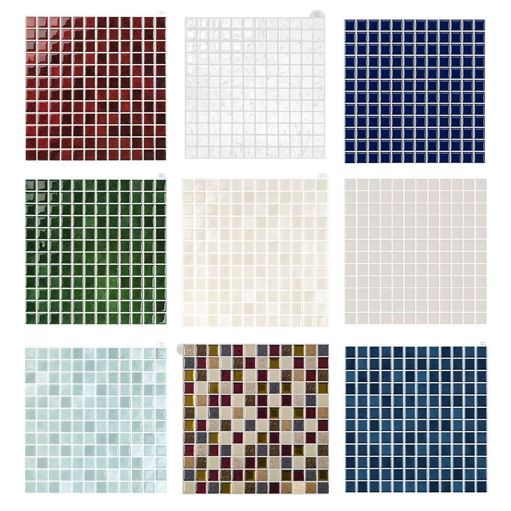 Ceramic Tile Blank - Autocollants muraux adhésifs imperméables effet céramique