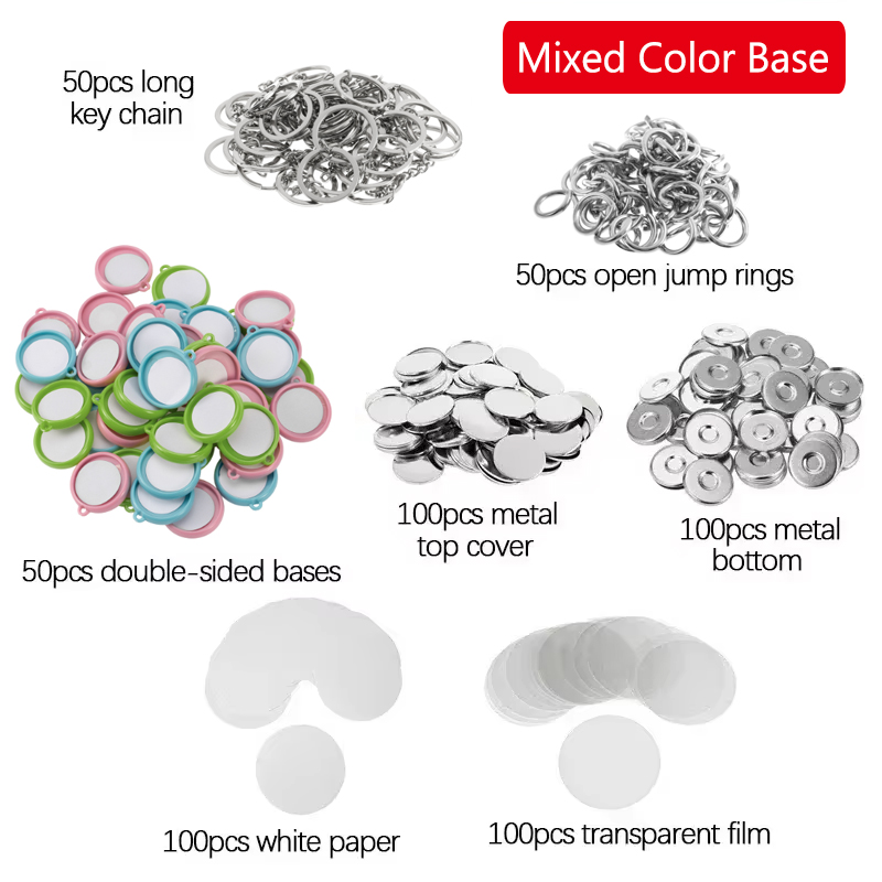 50 pièces/ensemble, pièces de  - Button Badge Blank avis et prix