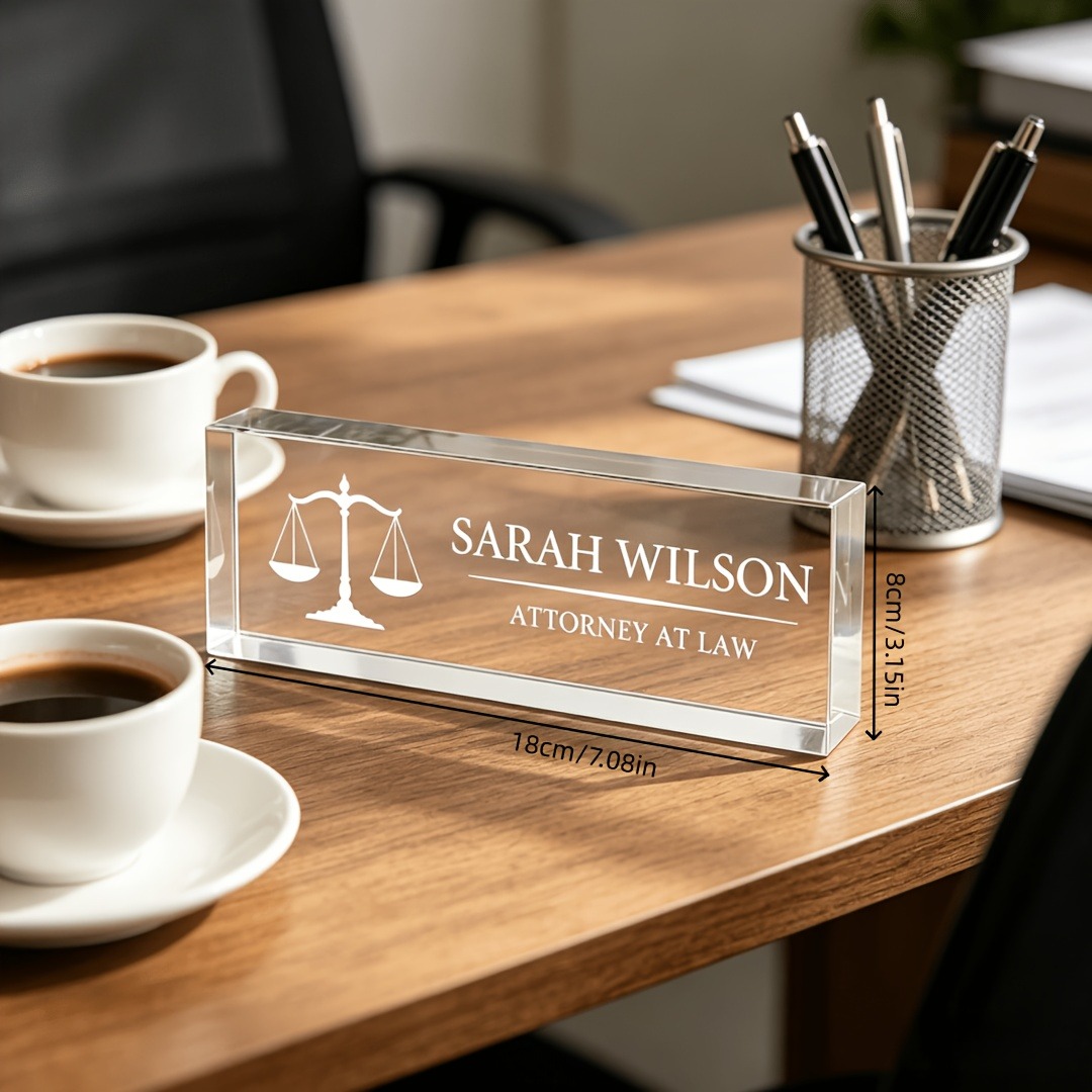 Plaque de nom personnalisée en - Photo Acrylic Block avis et prix