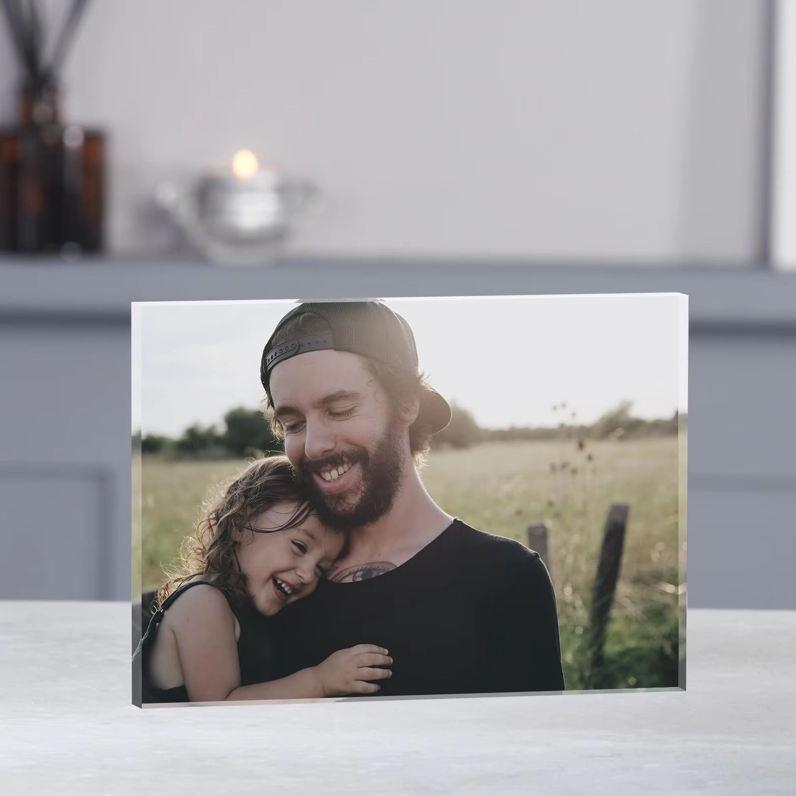 Plaque en acrylique personnali - Photo Acrylic Block avis et prix