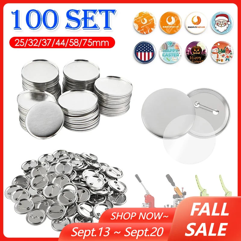 100 ensemble de boutons à broc - Button Badge Blank avis et prix